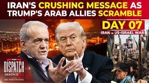 Tehran crushes Trump regime-change fantasy? U.S allies scramble for ceasefire, but…, Seven days into the escalating #Iran–US–Israel war, the conflict shows no sign of slowing. In a new development, ...