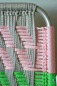 Woven Macrame Chair Tutorial Deuce Cities Henhouse Macrame Chairs Macrame Patterns Macrame Tutorial