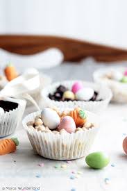 helle dunkle knuspernestchen maras wunderland ostern essen lebensmittel essen ostern schokolade