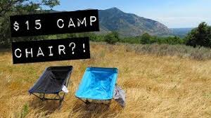 Surprisingly Good 15 Camp Chair Walmart Camping Gear Ozark Trail Backpacking Chair Youtube