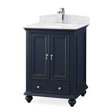 Eclife 24 bathroom vanity sink combo white small vanity ocean blue square tempered glass vessel sink & 1.5 gpm water save faucet & solid brass pop up drain,with mirror (a04b02w) 4.2 out of 5 stars. 25 Tennant Brand Gillian Powder Room Navy Blue Bathroom Vanity Sale 602 09