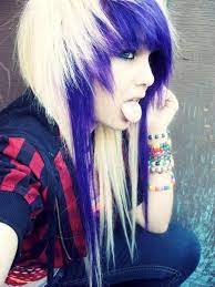 White Scene Hair Posted 9 Months Ago Scene Hair Emo Hair Emo Scene Hair