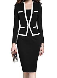 Mushare Womens Colorblock Wear To Work Business Party Bodycon Onepiece Dress Blackwhite Xlarge Want To One Piece Dress Business Dresses Black Women Fashion