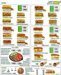 Subway Hinjawadi Pune Menu Paneer Tikka Chicken Tikka Food Menu