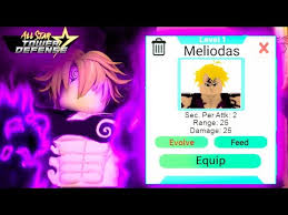 Build unique units and use them to fend off waves of enemies. New Code New 5 Star Meliodas Coming To All Star Tower Defense Roblox Youtube