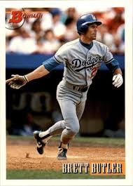 It may not be too much of a shock, therefore, to learn that he also holds the. Amazon Com 1993 Bowman 422 Brett Butler Los Angeles Dodgers Mlb Baseball Card Nm Mt Collectibles Fine Art