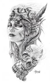 Pin By Kieran Carter On Drawing Warrior Tattoos Female Warrior Tattoo Norse Tattoo