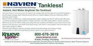 Best electric tankless water heater for 2021. Tankless Water Heater Knueve Sons Inc