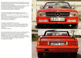 1984 Mercedes Benz Sl Class W107 Lorinser Models Lineup Mercedes Benz Benz Mercedes