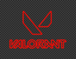 Is there a typeface inspired by the valorant game logo? Hd Valorant Red Neon Logo With Symbol Png Citypng