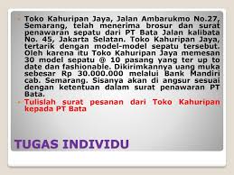 Surat penawaran barang adalah surat yang dibuat dengan tujuan untuk menawarkan suatu barang kepada pihak lain. Surat Bisnis Ppt Download