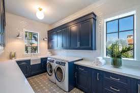 Coastal blue laundry room design. 75 Beautiful Coastal Laundry Room Pictures Ideas July 2021 Houzz