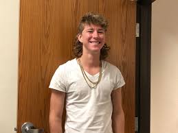 The 2001 movie joe dirt came up with the description business in the front, party in the add in a chiselled jawline and you've got a whole lot of… well, something… there's no way this guy is single. Business In The Front Party In The Back A Mullet Comeback