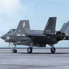 F 35 Cf 3 Lightning Ii With Pilot 3d Model In 2020 Lightning 3d Model Fighter Jets
