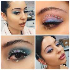 Pin By Jennifer Mateos On Make Up Rhinestone Makeup Aesthetic Makeup Cute Makeup