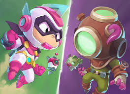 Cute art brawl star character star wallpaper fan art cute stars game character stars star art. Bea Good And Evil My Two Skin Submissions Brawlstars