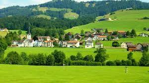 image result for مناظر الزهور الربيع في سويسرا golf courses field golf
