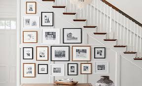 Explore photovisi image collage templates and examples. Creating Staircase Photo Gallery Pottery Barn