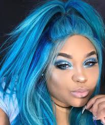 Shop for blue hair dye in hair color. Hair Makeup Tutorials On Instagram Happy Saturday What Y All Up To Details On This Look Brow Lace Frontal Ponytail Different Hair Colors Hair Color