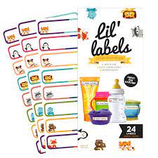 Label your containers or other items with adorable designer name stickers! Amazon Com Bottle Labels Write On Self Laminating Waterproof Kids Name Labels For Baby Bottles Sippy Cup For Daycare School Dishwasher Safe Animal Friends Made In The Usa Baby