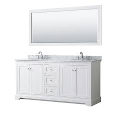 Add contemporary cool to your master bath with this newtown 72 double bathroom vanity set. Avery 72 Double Bathroom Vanity By Wyndham Collection White Beautiful Bathroom Furniture For Every Home Wyndham Collection