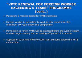 Foreign workers are also not allowed to apply for permanent residence. Ppt Foreign Workers Division Immigration Department Powerpoint Presentation Id 9399852