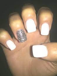 Acrylic Nails Short Silver Share1 11 8k 11 8ksharesalmond Shaped Black Nails You May Als Short Acrylic Nails Christmas Nails Acrylic Acrylic Nails Coffin Short