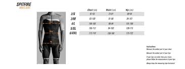 Size Chart Bioracer Bioracer