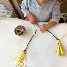 Have you heard of the children's book room on the broom by julia donaldson? Witch S Broomstick Fine Motor Activity Happy Toddler Playtime
