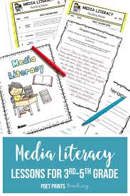 Help Your Students To Become Critical Thinkers When They Read Books And Watch Movies With A Media Litera Media Literacy Lessons Media Literacy Literacy Lessons