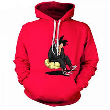 Red Goku Hoodie Dragon Ball Z 45 00 Chill Hoodies Sweatshirts And Hoodies Hoodie Print Hoodies Dragon Ball Z