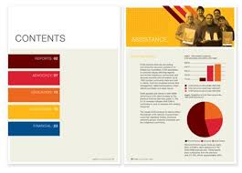Block Color To Distinguish Sections Be Careful Of Not Looking Too 70s Report Design Annual Report Design Annual Report