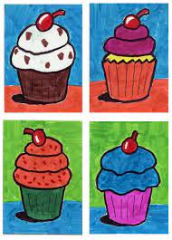 How to draw cupcake icing? How To Draw Lots Of Cupcakes Art Projects For Kids