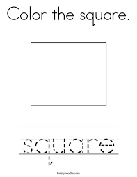 Maybe you would like to learn more about one of these? Color The Square Coloring Page Twisty Noodle