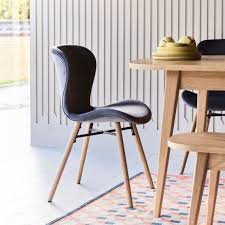 Etta Chair Brown Faux Leather Upholstered Dining Chair With Solid Oak Legs Dining Chairs Faux Leather Dining Chairs Velvet Dining Chairs