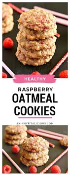 Add apple butter, egg whites, milk and vanilla; Healthy Raspberry Oatmeal Cookies Raspberry Oatmeal Healthy Oatmeal Cookies Low Calorie Oatmeal