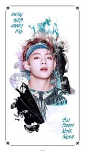 Bts V Cartoon Iphone Wallpapers Wallpaper Cave