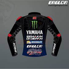 Fabio Quartararo Monster Energy Motogp 2021 Riding Jacket Eaglon In 2021 Riding Jacket Monster Energy Jackets