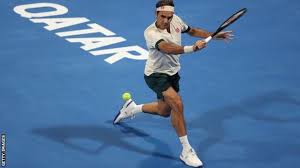 Despite failing to defend his title at the australian open. Roger Federer Beaten In Qatar Open Quarter Finals By Nikoloz Basilashvili Bbc Sport