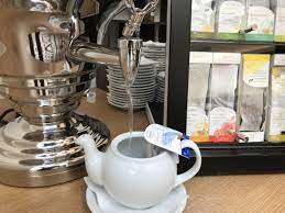 wie ware es bei diesem wetter mit einem schonen warmen tee hotelbielefelderhof bielefeld liebefeld tee teatime gibtesin restaurant palmengarten kuche