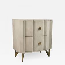 Part of carman collection from pulaski. Caen Shagreen Nightstand