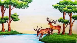 20 Inspiration Forest Scenery Easy Simple Forest Drawing With Animals Beads By Laura It's clever, and funny, and sad, and makes you think. inspiration forest scenery easy simple