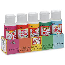 And of course it is perfect for decoupage or collage! Plaid Mod Podge Blick Art Materials