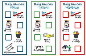Free Printable Chore Chart For Little Ones 2 4 Years Old