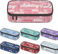 Estuche para lápices personalizado con nombre para niños y niñas, bolsa  para lápices con nombre personalizado, bolsa para bolígrafos, caja de  lápices ...
