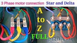 Electrical motors 12 lead, dual voltage, wye start/delta run, both voltages or 6 lead, single voltage, wye start/delta run motors designed by us motors for wye start, delta run may also be used for across the line starting using only the delta connection. How To Proper Connection 3 Phase Motor 3 Phase Motor Connection 2018 Youtube