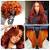 Copper Orange Hair On Dark Skin
