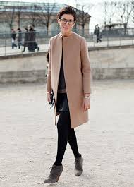For a subtle, sophisticated look, wear clothing colors that match your hair — for example, brunettes with tan to dark chocolate to reddish brown clothing; Camel Color Fashion Boldmode