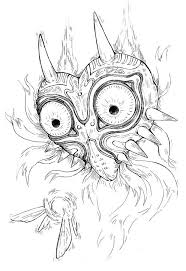 Majora S Mask Zelda Tattoo Zelda Art Majoras Mask