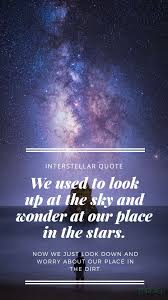 Interstellar Quote